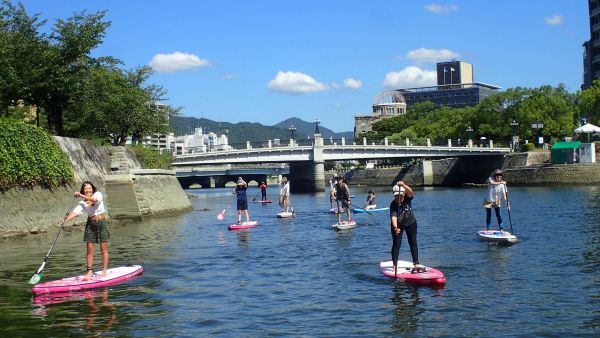 Peaceful SUP Experience on Hiroshima's Serene Rivers