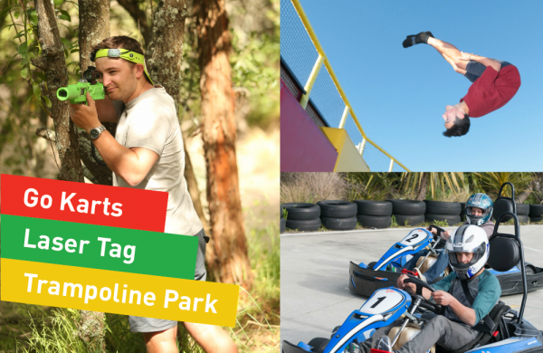 PRO Pass (Pro Karts 10, Laser Tag 60, Trampoline Park 2hr)