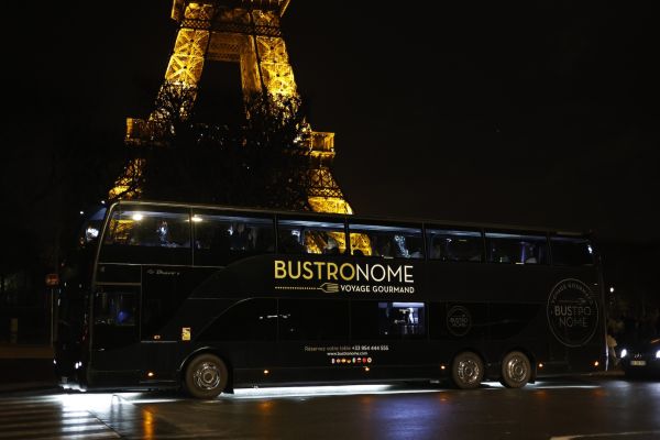 Bustronome Paris 3h Dinner  - Gastronomic Restaurant aboard a Luxury Bus - 360* Panoramic View of Paris